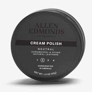 Allen Edmonds Shoe/Leather Polish and Lotion Set Cream Neutral Clear NEW